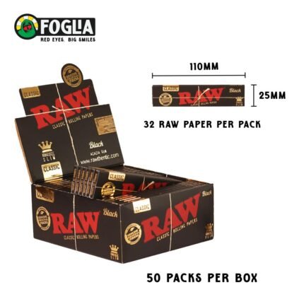 RAW BLACK KING SIZE CLASSIC SLIM PAPERS - Tệp