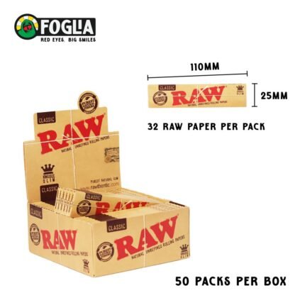RAW CLASSIC KING SIZE SLIM PAPERS - Tệp
