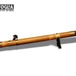 Điếu Cày Gỗ Nâu Bọc Đồng ( Dài )