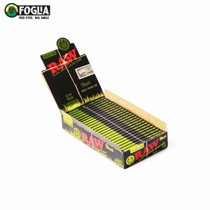RAW BLACK ORGANIC 1-1/4 PAPERS - Tệp