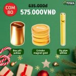 OG Pipe + Grinder Magnet + Box Foglia Pill Gold