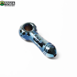 Glass Pipe Foglia Blue