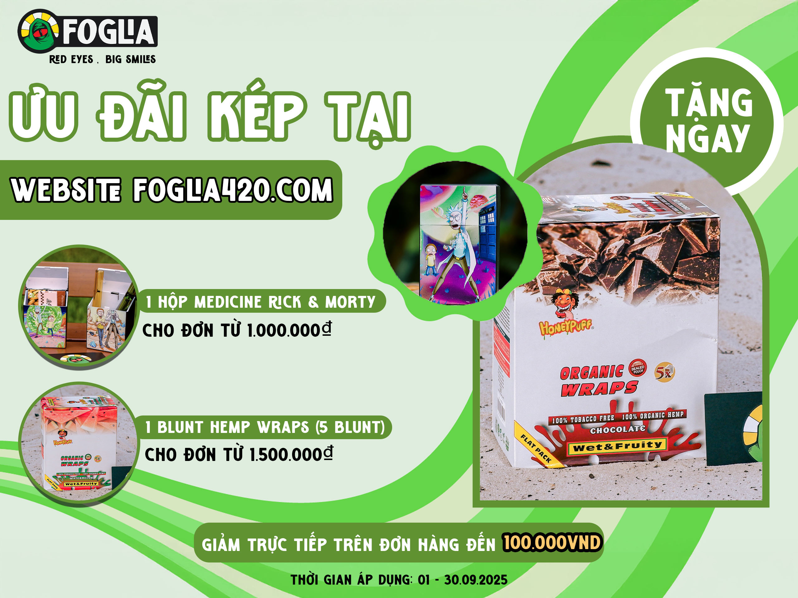 🎉 ƯU ĐÃI KÉP THÁNG 9 TẠI FOGLIA420.COM 1 WEBBLOG 1